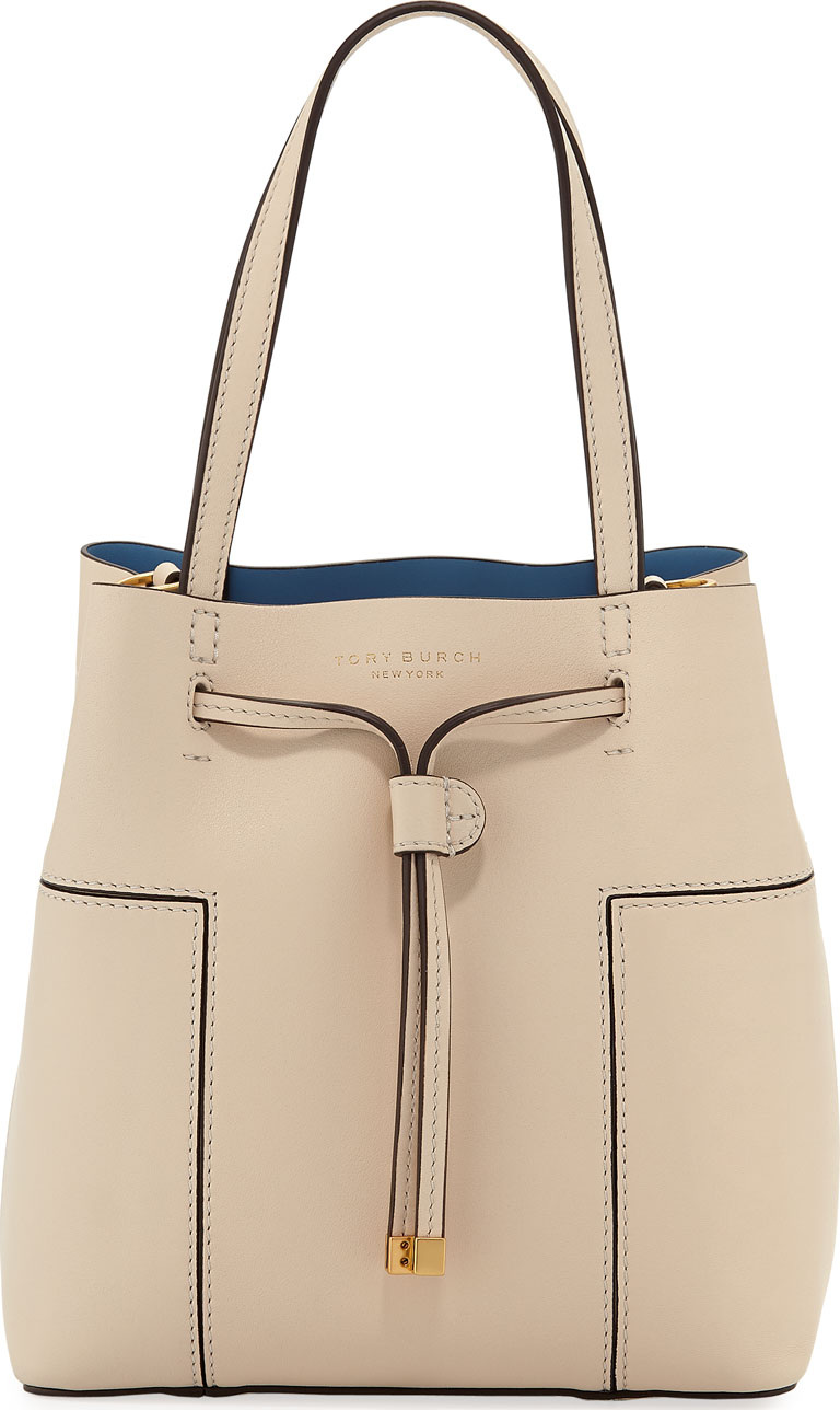 Tory Burch Block T Small Bucket Bag