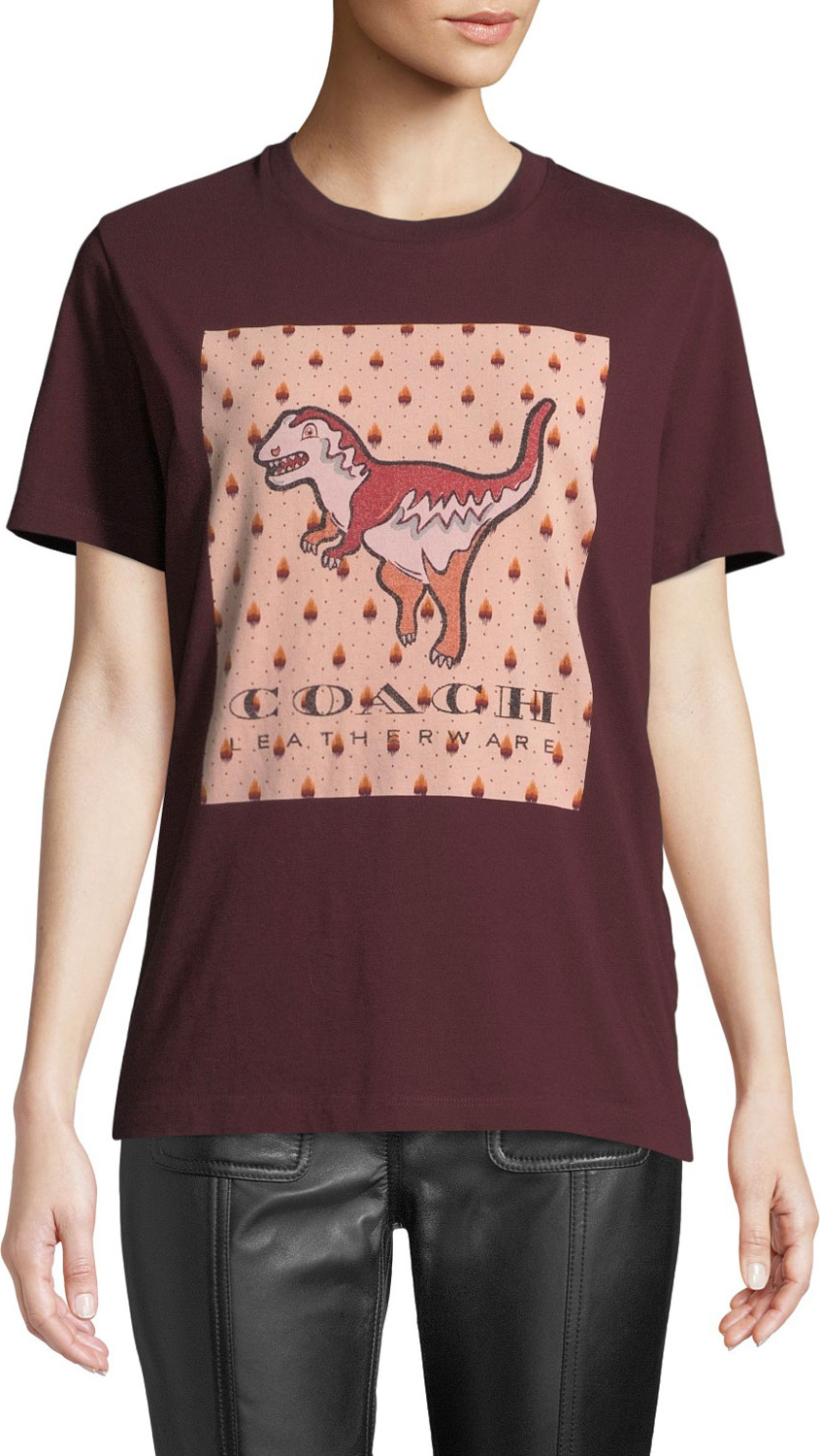 COACH Rexy Dinosaur Graphic Crewneck Tee
