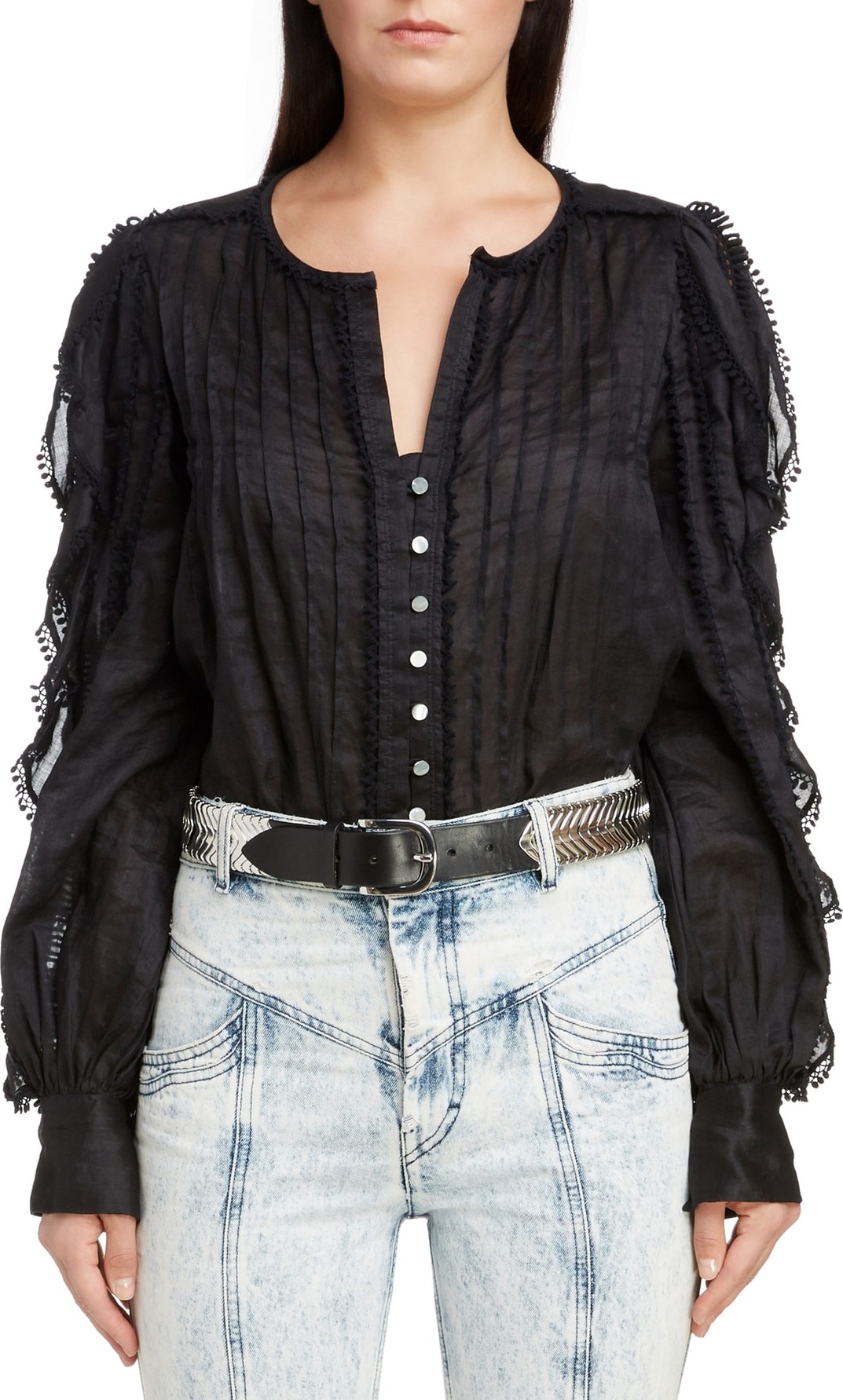 Isabel Marant Crochet Trim Top