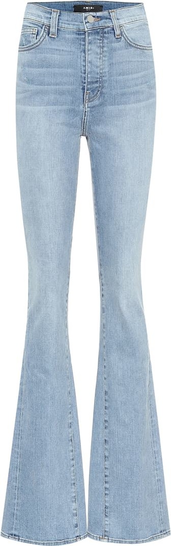 Amiri High-rise flared jeans