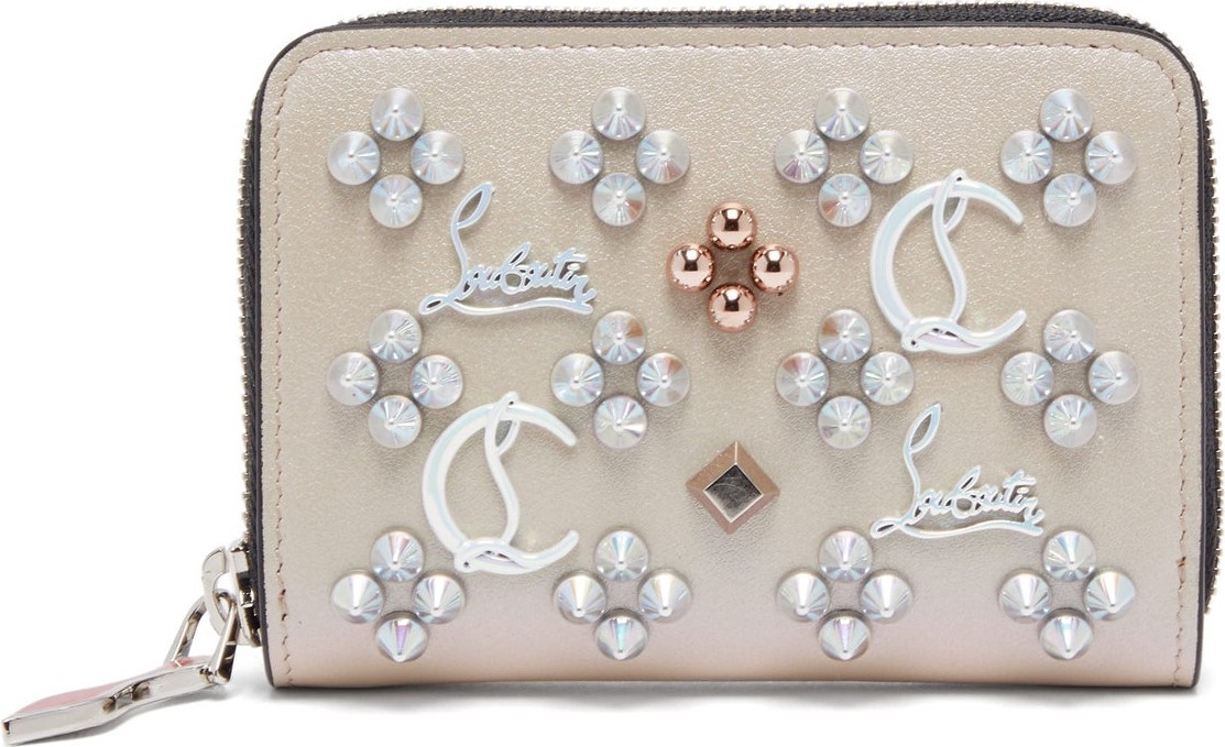 Christian Louboutin Panettone embellished leather wallet