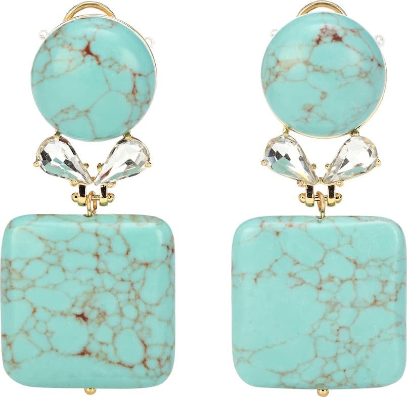Lele Sadoughi Stone Starlet earrings