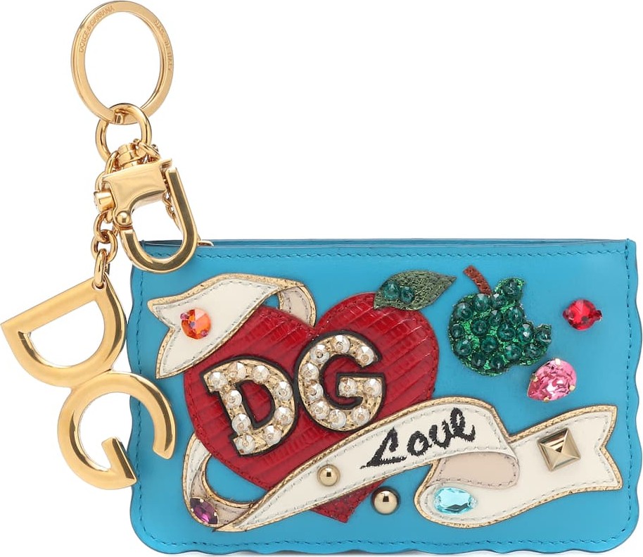 Dolce & Gabbana Leather keychain card holder