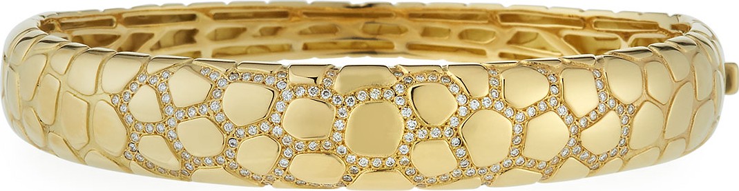 Vendorafa Anaconda 18K Gold Bracelet with Diamonds