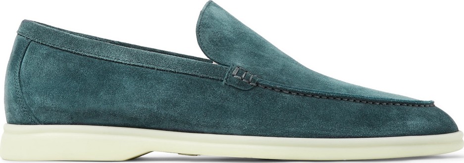 Loro Piana Summer Walk Suede Loafers