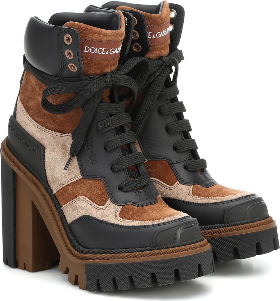 Dolce & Gabbana Trekking leather ankle boots