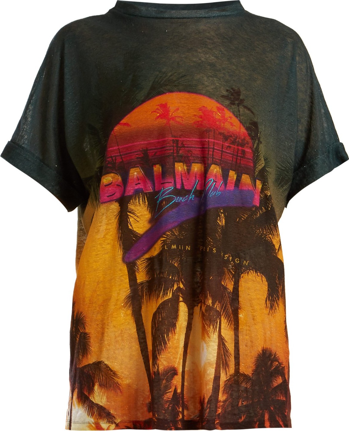 Balmain Beach Club-print T-shirt