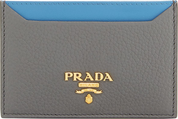Prada Bi-Color Vitello Daino Card Case