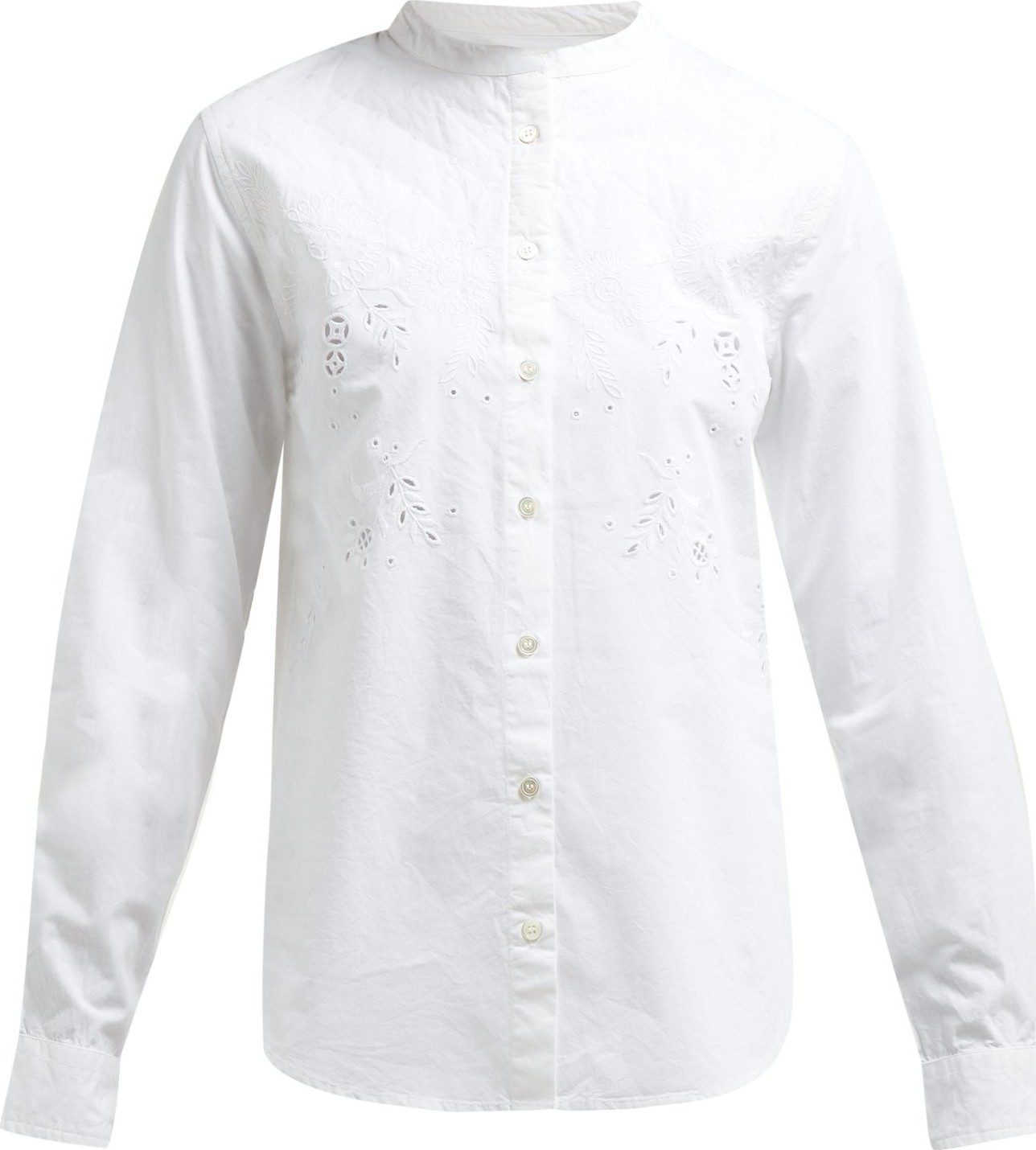 Isabel Marant Etoile Willo embroidered cotton shirt