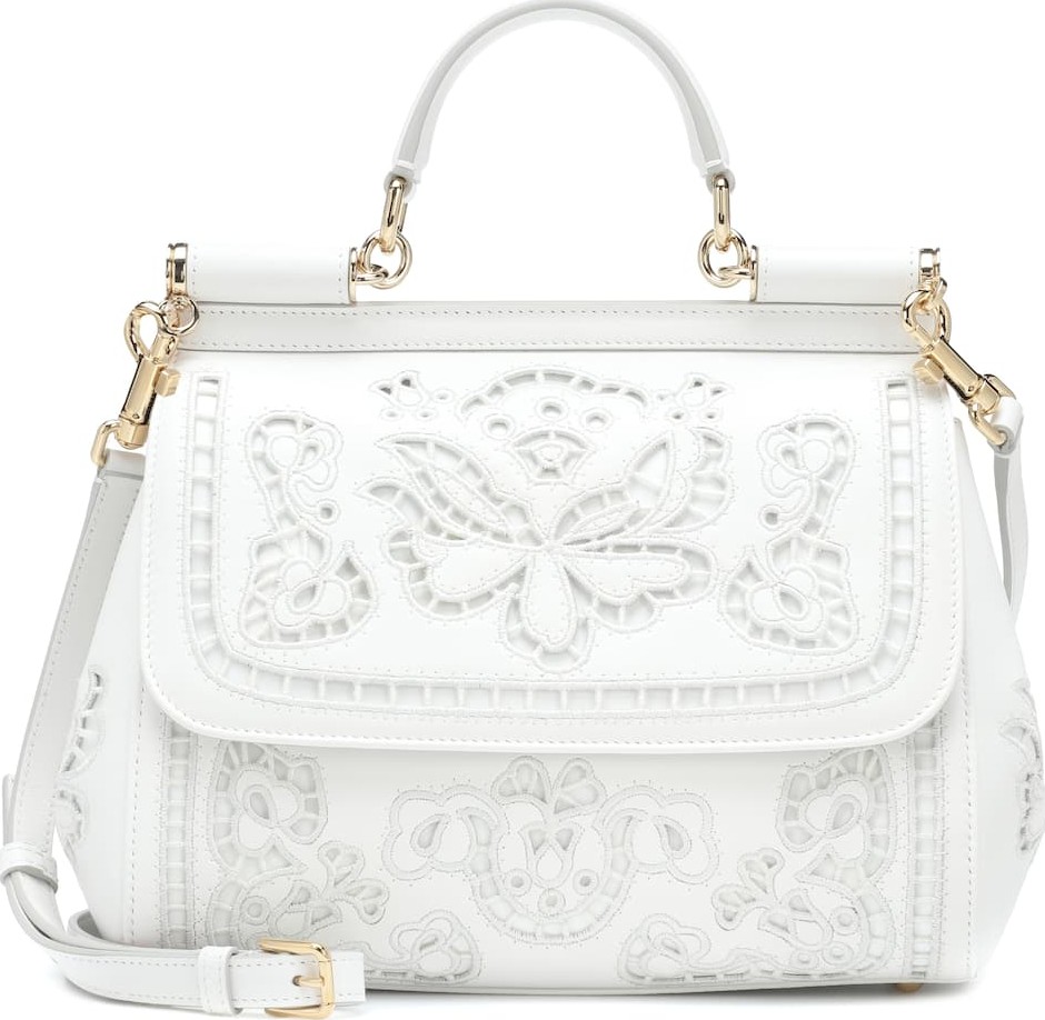 Dolce & Gabbana Sicily Medium leather shoulder bag
