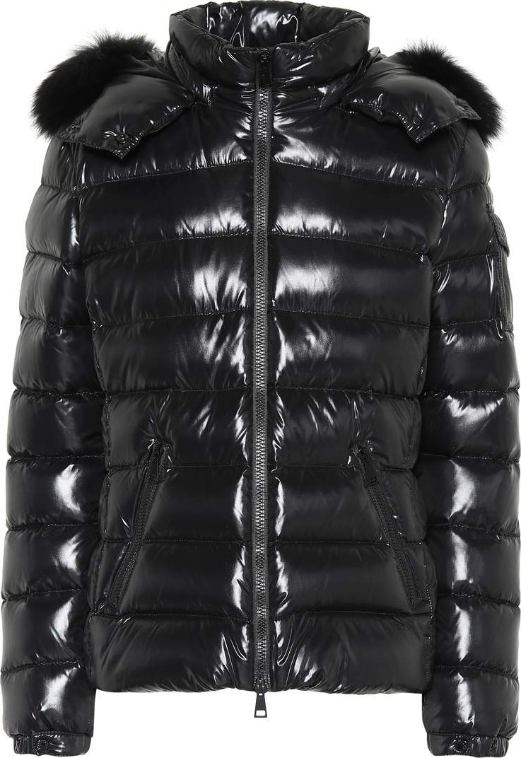 Moncler Fur-trimmed down jacket