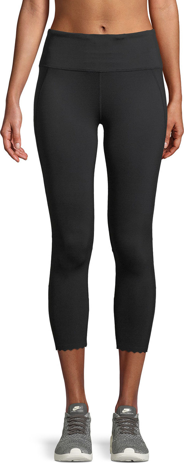Varley Downing Scalloped Capri Leggings Varley Downing Scalloped Capri Leggings