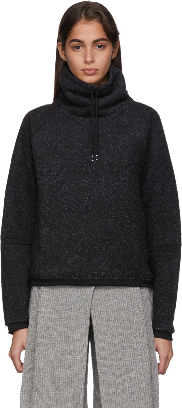 Nike Grey Fleece Therma Turtleneck