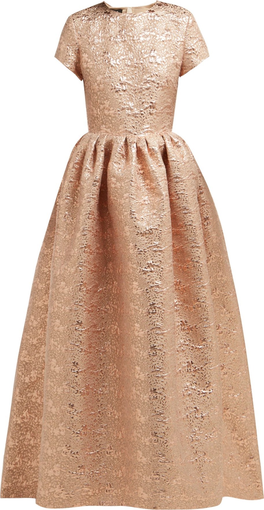 ROCHAS Floral-brocade gown