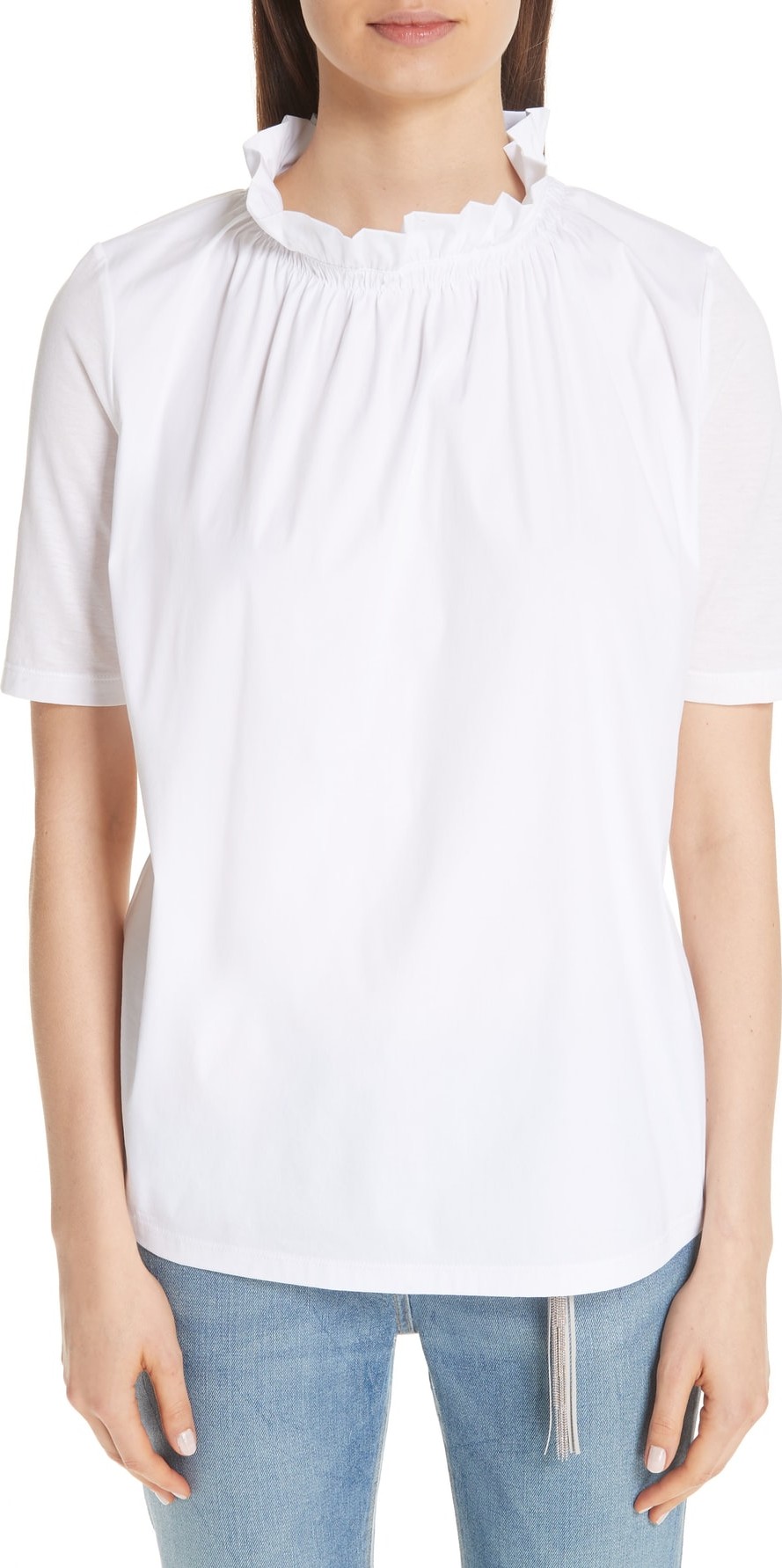 Fabiana Filippi Ruffle Neck Shirt