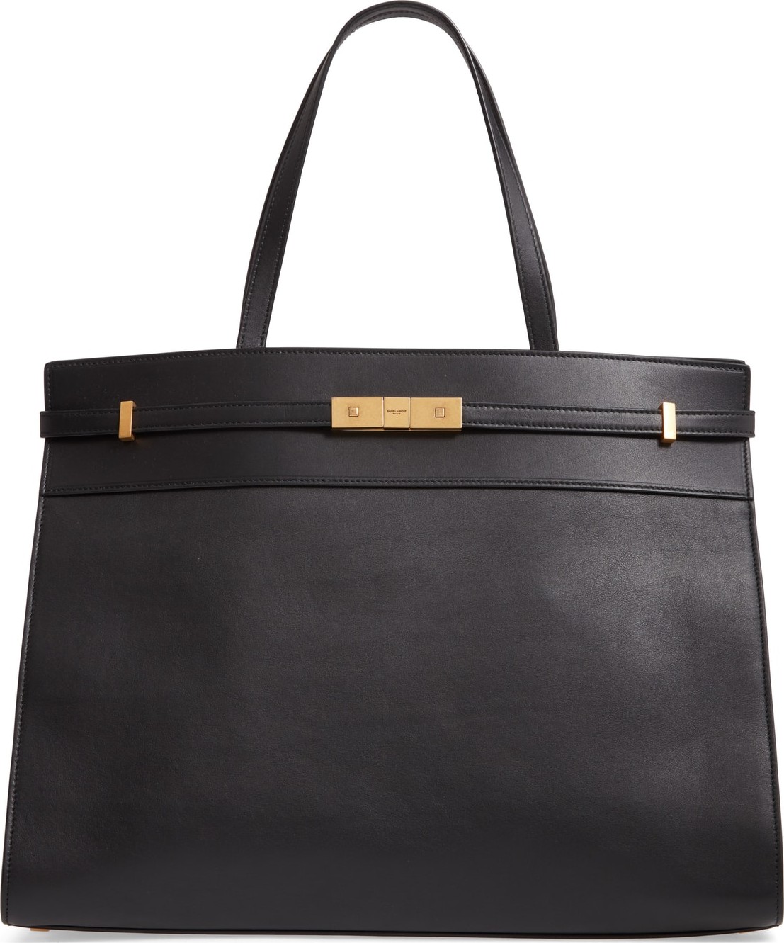 Saint Laurent Medium Manhattan Leather Satchel