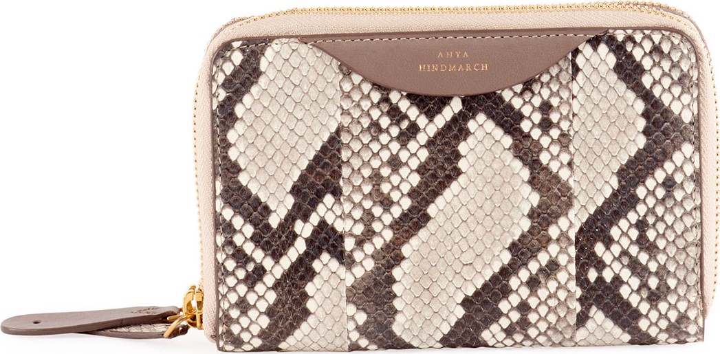 Anya Hindmarch Snakeskin Stack Double Wallet