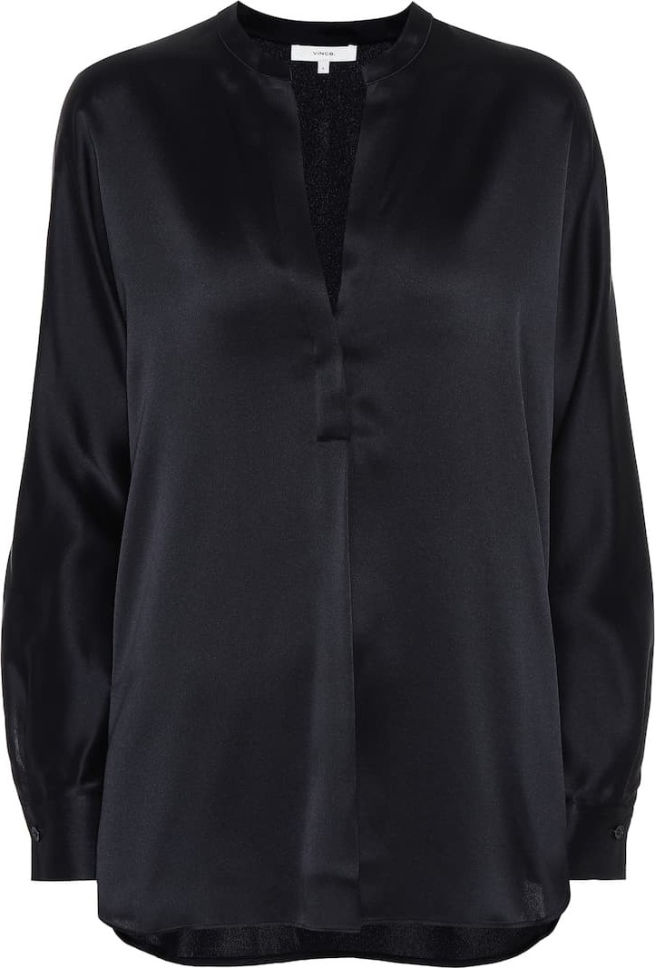 Vince Silk-satin shirt