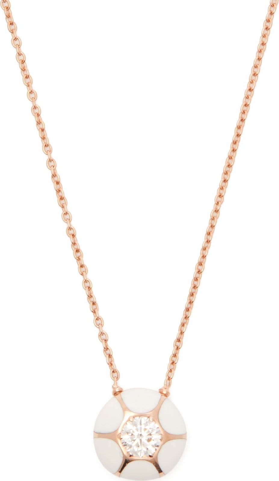 Selim Mouzannar Sea Flowers 18kt rose-gold & diamond necklace
