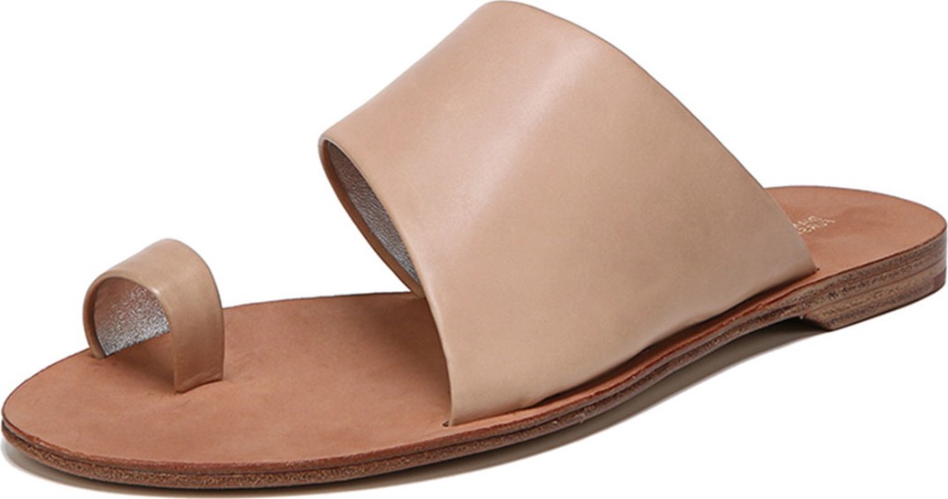 DIANE von FURSTENBERG Brittany Slide Flat Sandal