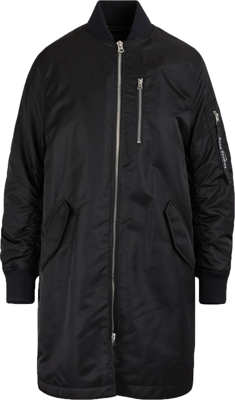 Acne Studios Ophra Nylon Long Bomber Jacket