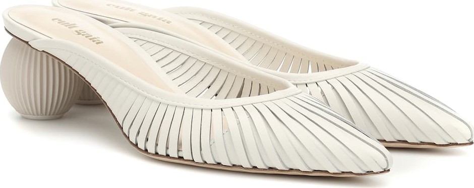 Cult Gaia Alia leather mules
