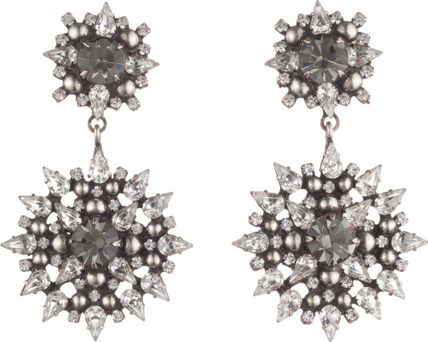 DANNIJO Alby Crystal Drop Earrings