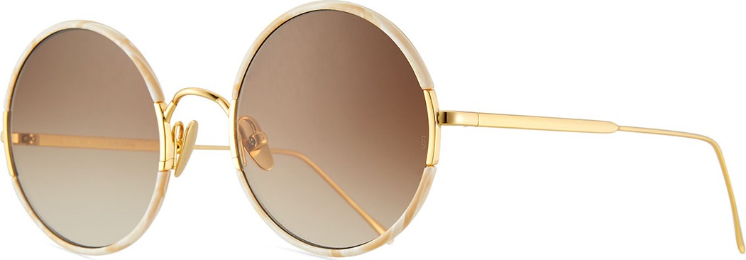 Sunday Somewhere Yetti Round Laser-Cut Sunglasses