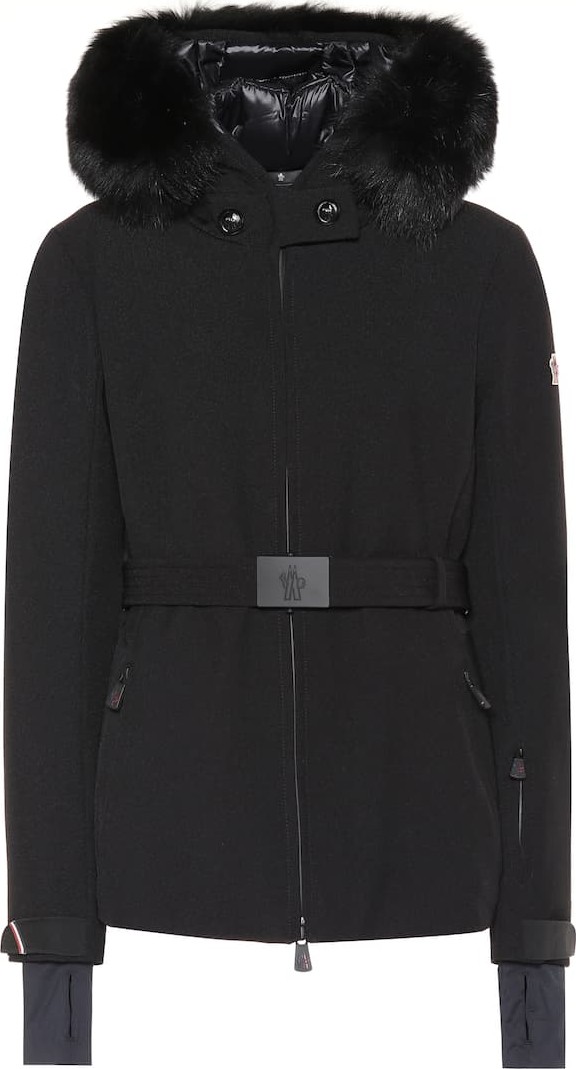 Moncler Bauges fur-trimmed jacket