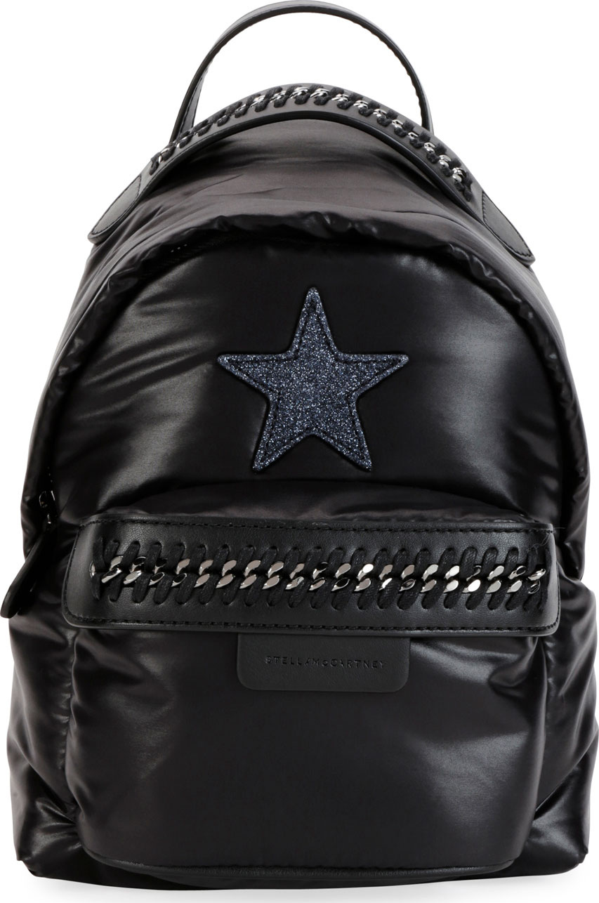 Stella McCartney Falabella Mini Go Star Nylon Backpack