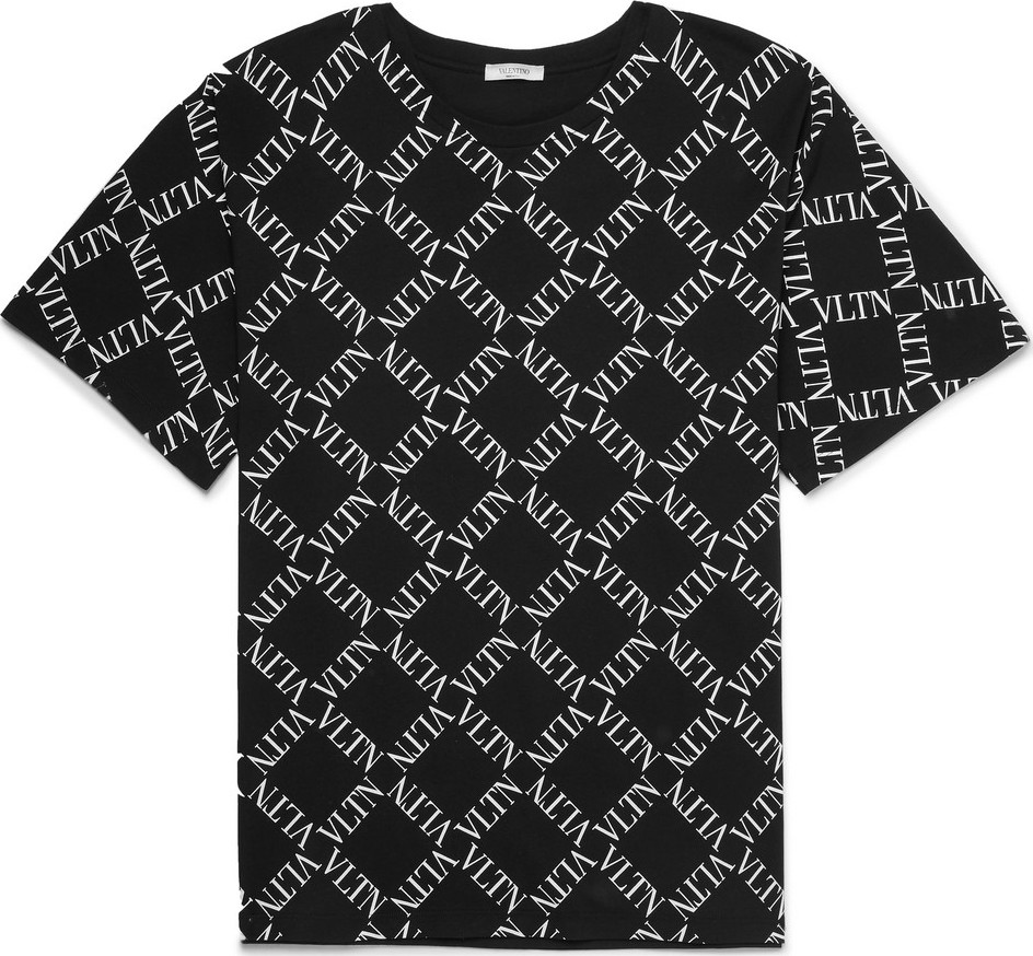 Valentino Logo-Print Cotton-Jersey T-Shirt