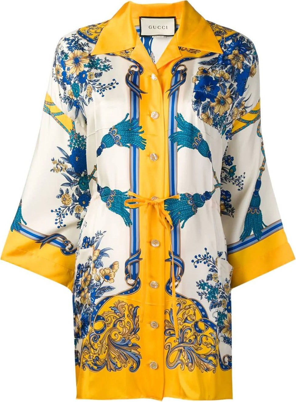 Gucci printed kimono shirt
