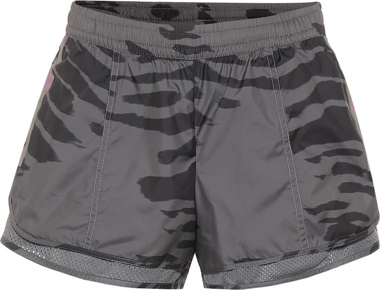 Adidas By Stella McCartney Run M20 printed shorts