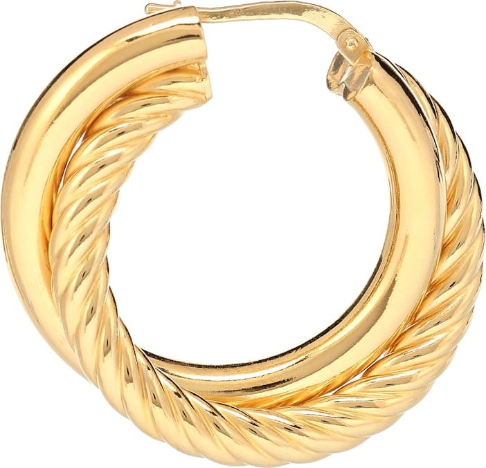 Bottega Veneta Sterling silver hoop earrings