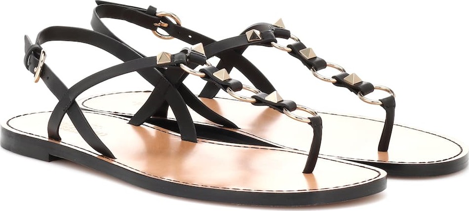 Valentino Valentino Garavani Cagestuds leather sandals