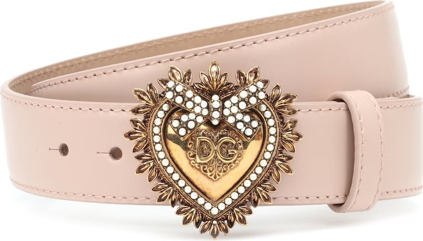 Dolce & Gabbana Devotion leather belt