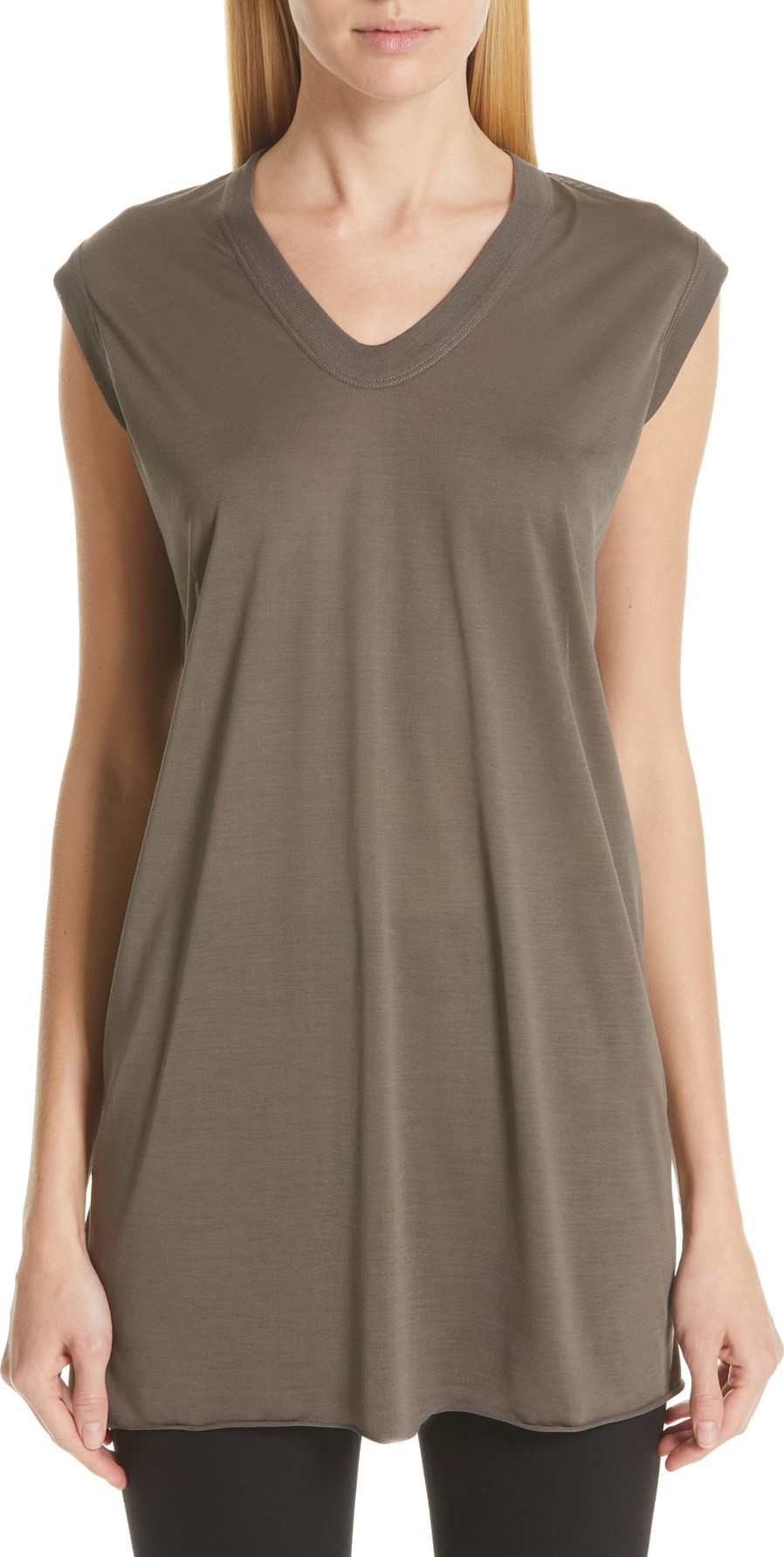 Rick Owens Silk Jersey Tee