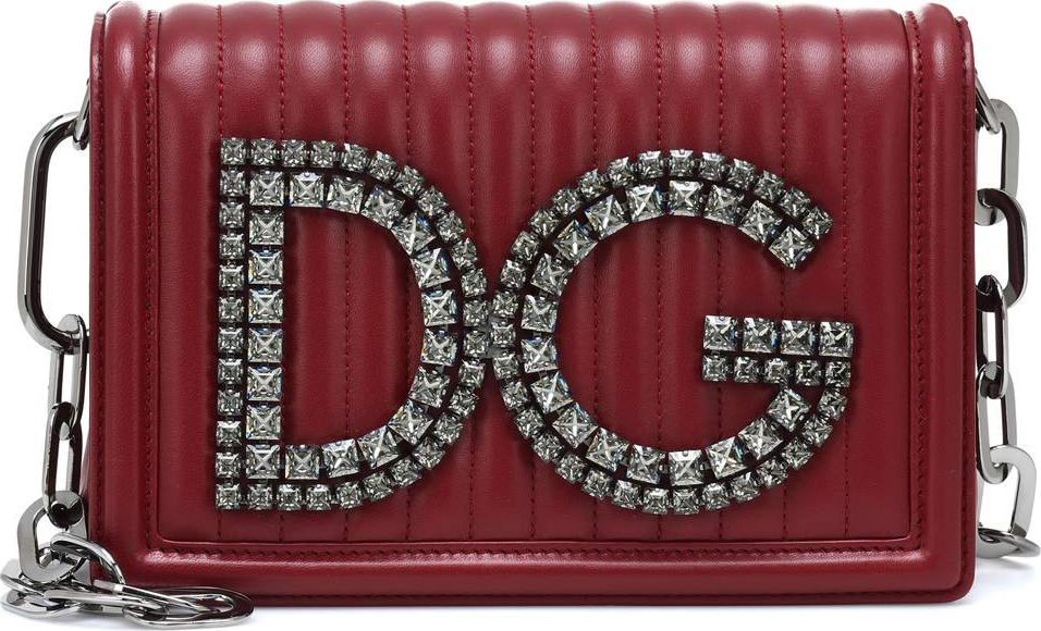 Dolce & Gabbana DG Girls leather shoulder bag