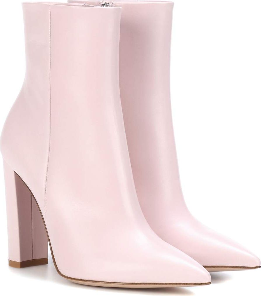 Gianvito Rossi Piper leather ankle boots