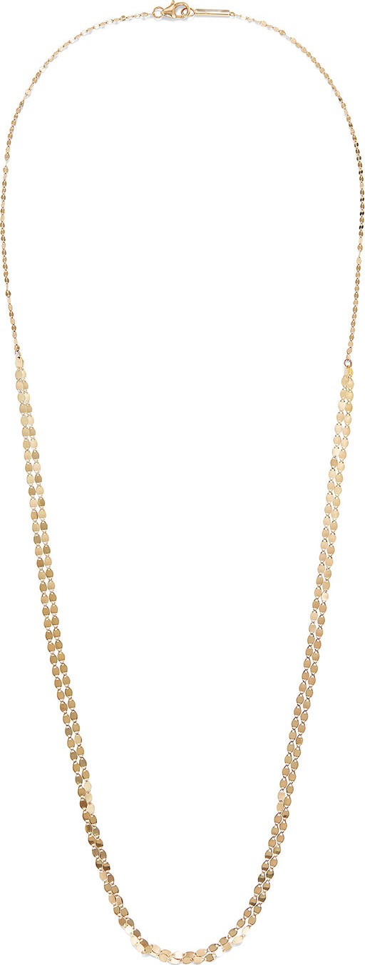 Lana 14k Gold Nude Petite Long Necklace, 24"L