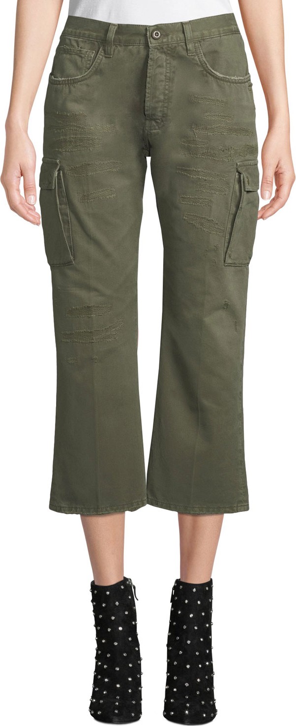 Redemption Wide-Leg Cropped Cargo Pants
