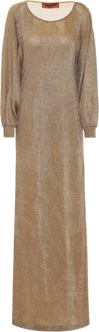 Missoni Metallic silk gown