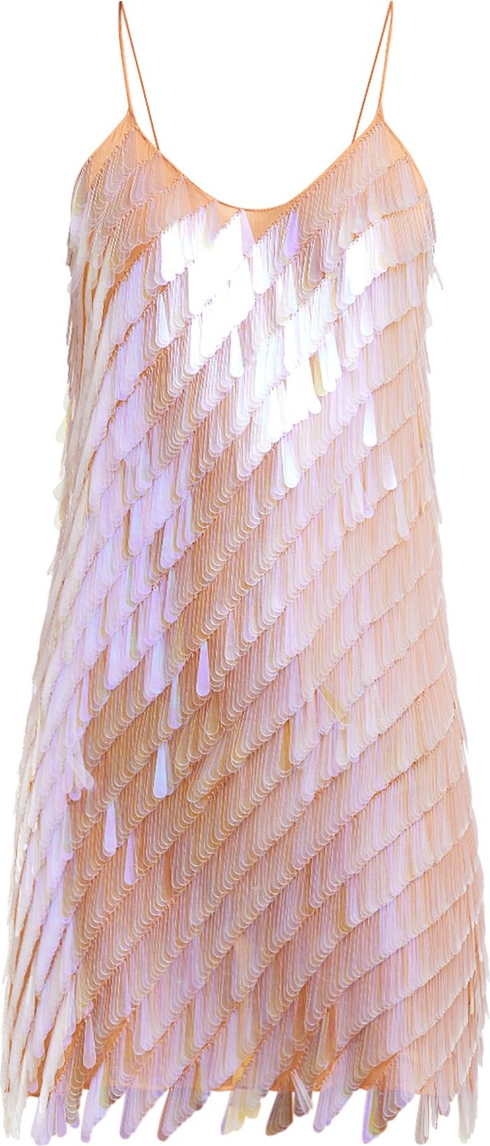 ASHISH Teardrop-sequinned mini dress