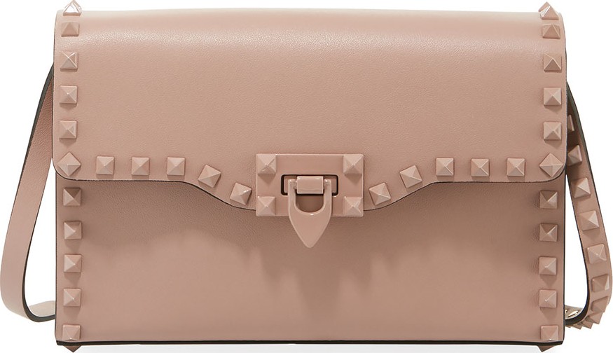 Valentino Monochrome Rockstud Medium Shoulder Bag