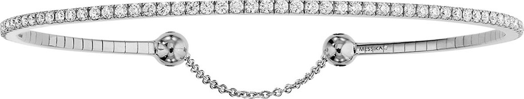 Messika Skinny Diamond Chain Bracelet in 18K White Gold