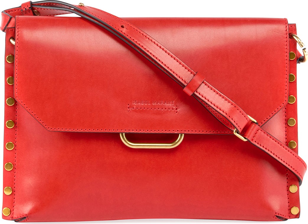 Isabel Marant Sinky New Bandoleer Leather Shoulder Bag