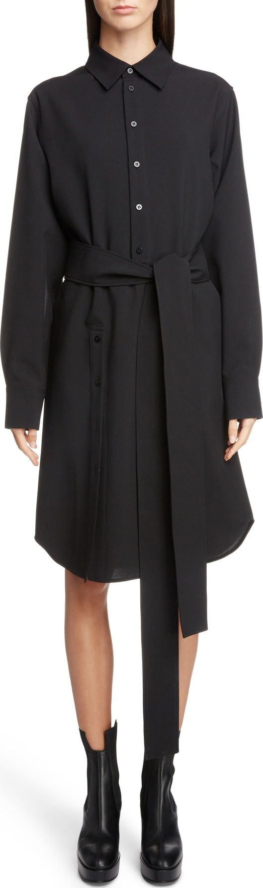 Acne Studios Belted Shirtdress