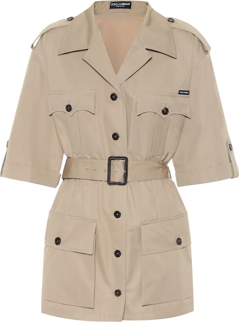 Dolce & Gabbana Cotton-twill minidress