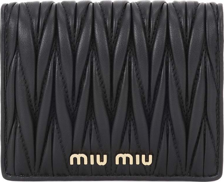 Miu Miu Matelassé leather wallet