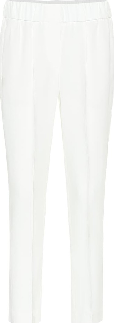 Brunello Cucinelli Silk-blend crêpe pants